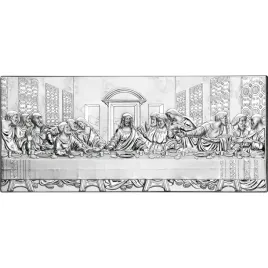 ostatnia-wieczerza-obraz-nowoczesny-srebrny-rozmiar-34x13-cm