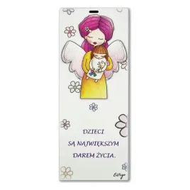 le-graziose-obrazek-malowany-sentencja-dzieci-or-rozmiar-6x15-cm