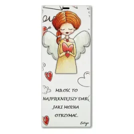 le-graziose-obrazek-malowany-sentencja-milosc-or-rozmiar-6x15-cm