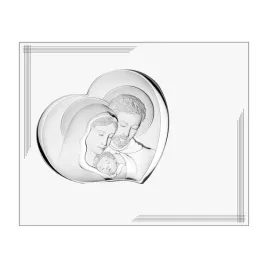 obraz-swietej-rodziny-srebrny-nowoczesny-na-bialym-panelu-rozmiar-25x20-cm