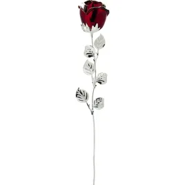 duza-posrebrzana-bordowa-roza-wieczny-kwiat-33-cm