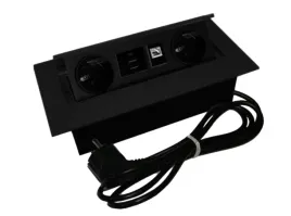 port-flexi-gn230-2xusb-1xrj45-z-przewodem-czarny