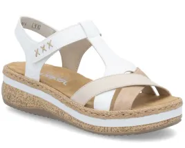 sandaly-damskie-bialo-bezowe-rieker-v0919-80-na-platformie-na-rzep