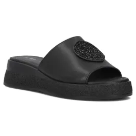 klapki-damskie-czarne-filippo-dk6987-25-bk-na-koturnie-skorzane