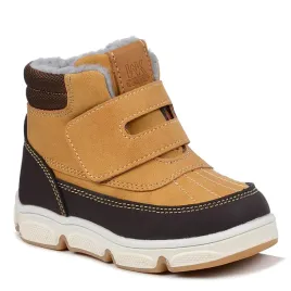 buty-zimowe-dzieciece-chlopiece-brazowe-wojtylko-26093-ocieplane-na-rzep