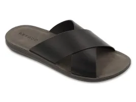 klapki-meskie-czarne-gladkie-befado-158m026-wsuwane