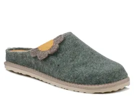 kapcie-damskie-filcowe-zielone-inblu-cs-43-pantofle-domowe-zakryte-palce