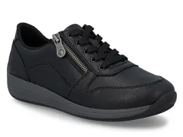 polbuty-damskie-czarne-rieker-n1100-skorzane-sportowe-na-zamek-wygodne