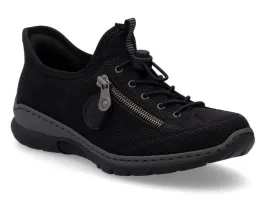 polbuty-damskie-rieker-l32f1-sneakersy-sportowe-czarne-skorzane-wygodne