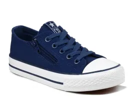 buty-trampki-dzieciece-granatowe-news-1151-na-suwak-tekstylne-sznurowane