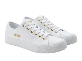 trampki-damskie-biale-lee-cooper-4056l-tekstylne-tenisowki-sznurowane