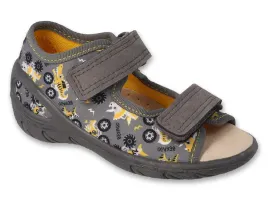 kapcie-dzieciece-befado-063p012-sandalki-chlopiece-na-rzepy