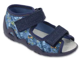 kapcie-dzieciece-befado-350p065-chlopiece-sandalki-na-rzepy-wygodne