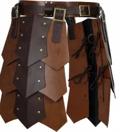 pas-rycerski-skorzany-sredniowieczny-larp-z-pancerzem-biodrowym-cosplay