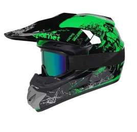 kask-dzieciecy-motocyklowy-pelny-s-55-56cm-cross-gogle-rekawiczki-zielony