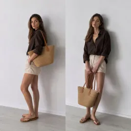 torebka-torba-damska-koszyk-shopper-na-ramie-na-zamek-pojemna-brazowa