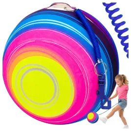 napompowana-pilka-na-sprezynie-gumowa-w-paski-srednica-23-cm
