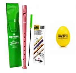 flet-prosty-sopranowy-do-szkoly-hohner-9508-coral-rozowy-jajko-maracas