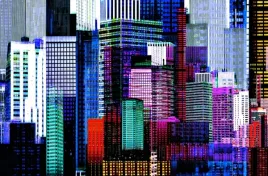 plakat-fototapeta-papierowa-colourful-skyscrapers-175x115cm