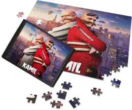 puzzle-a3-a4-sonic-film-movie-gra-gadzety-napis-imie-personalizacja