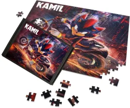 puzzle-a3-a4-sonic-film-movie-gra-gadzety-napis-imie-personalizacja