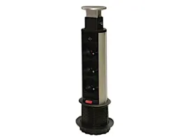 port-zasilajacy-okragly-slim-10503s-3x230vac-16a-aluminiowy-srednica-60mm