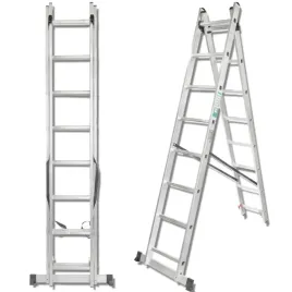 forcekraft-drabina-dwustronna-laczona-aluminiowa-2x13-stopni-wielofunkcyjna