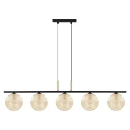 lampa-wiszaca-giro-k-5688-bursztynowy-czarny-zloty-nowoczesna-klasyka
