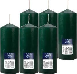 swieca-walec-bispol-48h-15cm-sw60-150-butelkowa-zielen-6szt