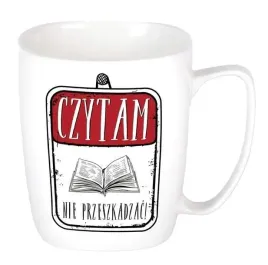 kubek-ceramiczny-bialy-czytam-nie-przeszkadzac