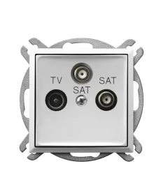 ospel-gpa-u2s-m-00-aria-gniazdo-rtv-sat-z-dwoma-wyjsciami-sat-kolor-bialy