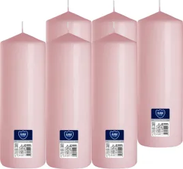 swieca-walec-bispol-aura-160h-25cm-sw80-250-jasny-roz-6szt