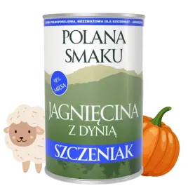 polana-smaku-karma-dla-szczeniat-mokra-jagniecina-z-dynia-puszka-400g