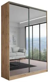 szafa-velma-dab-wotan-2d-100x250-cm-szafa-z-lustrem-podwojnym