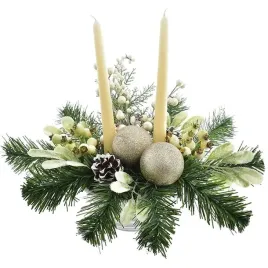 ozdoby-swiateczne-stroik-bombki-swieczki-swierk-glog-snieg-sztuczne-kwiaty