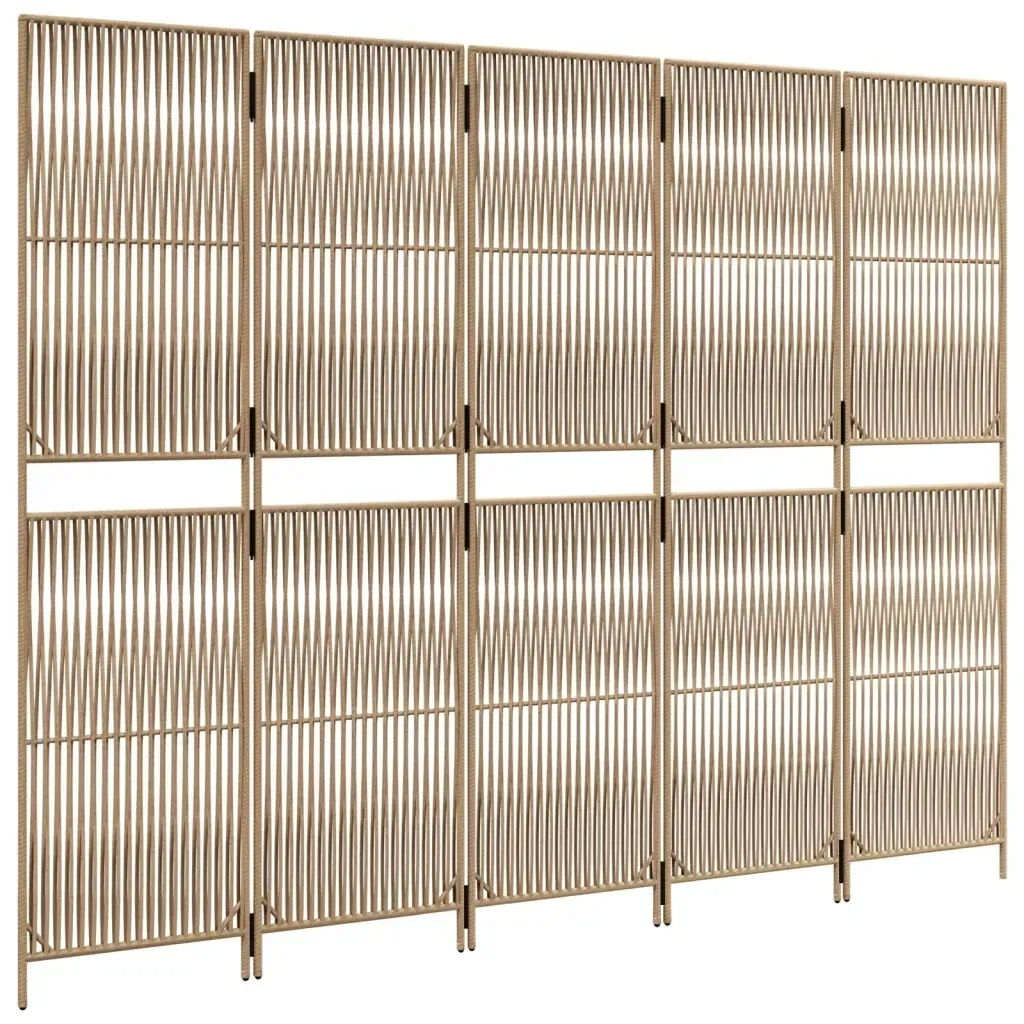 parawan-5-panelowy-bezowy-polirattan