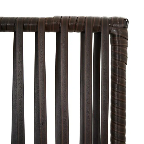 parawan-5-panelowy-brazowy-polirattan-producent-vidaxl