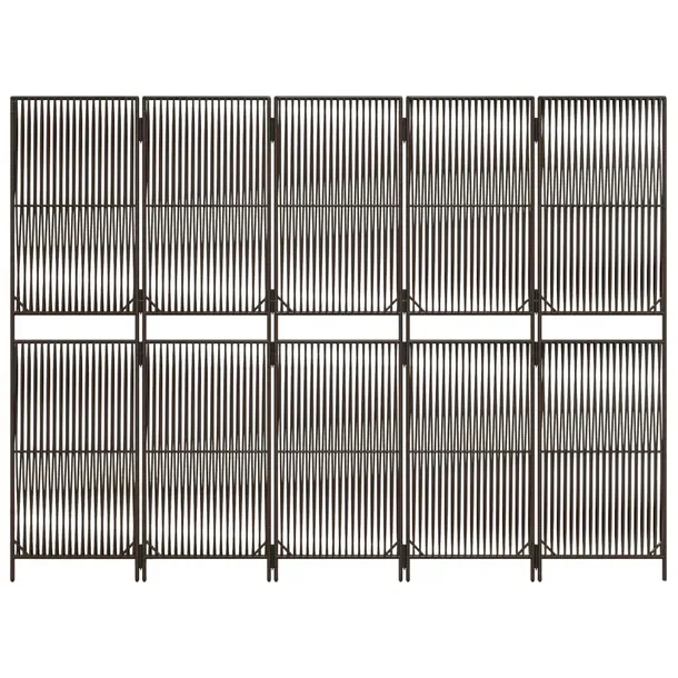 parawan-5-panelowy-brazowy-polirattan-wysokosc-parawanu-180-cm