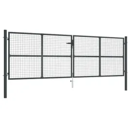 vidaxl-brama-ogrodowa-z-siatki-galwanizowana-stal-400x175-cm-szara