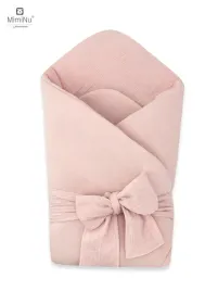 kieczmerski-rozek-niemowlecy-z-kokarda-muslin-bawelna-100percent-pudrowy-roz