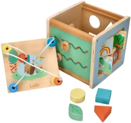 drewniana-kostka-aktywnosci-montessori-petla-kola-zebate-przeplatanka-lelin
