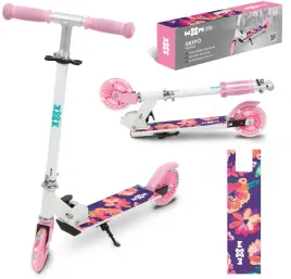 hulajnoga-skladana-wxm-skipo-floral-kola-led-120-mm-do-50kg