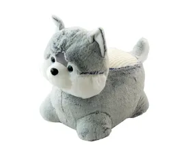 pufa-fotelik-maskotka-piesek-husky-dla-dzieci