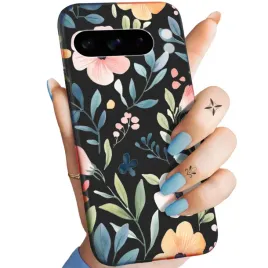 etui-matowe-do-google-pixel-8-pro-wzory-kwiaty-wiosna-slonce-obudowa-case