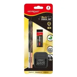zestaw-szkolny-keyroad-black-pencil-set-czarny-blister