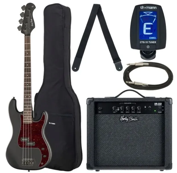 Harley Benton PB-20 SBK Standard Set Kompletny Zestaw Basowy z Wzmacniaczem