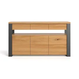 komoda-funkcjonalna-loftowa-hylde-160-cm-dab-naturalny
