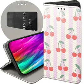 etui-z-klapka-do-xiaomi-redmi-10-wzory-wisnie-wisnia-owoce-futeral-case