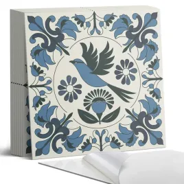 paczka-kafelkow-winylowych-pcv-wzor-z-ptakiem-i-kwiatami-9-szt-30x30-cm