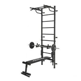 drabinka-kraft-light-3w1-czarna-elite-z-wyciagiem-lawka-porecze-200kg